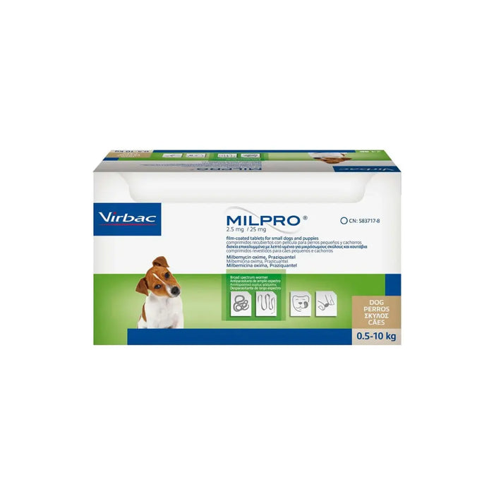 Virbac Milpro Puppy 2.5mg/25mg Virbac