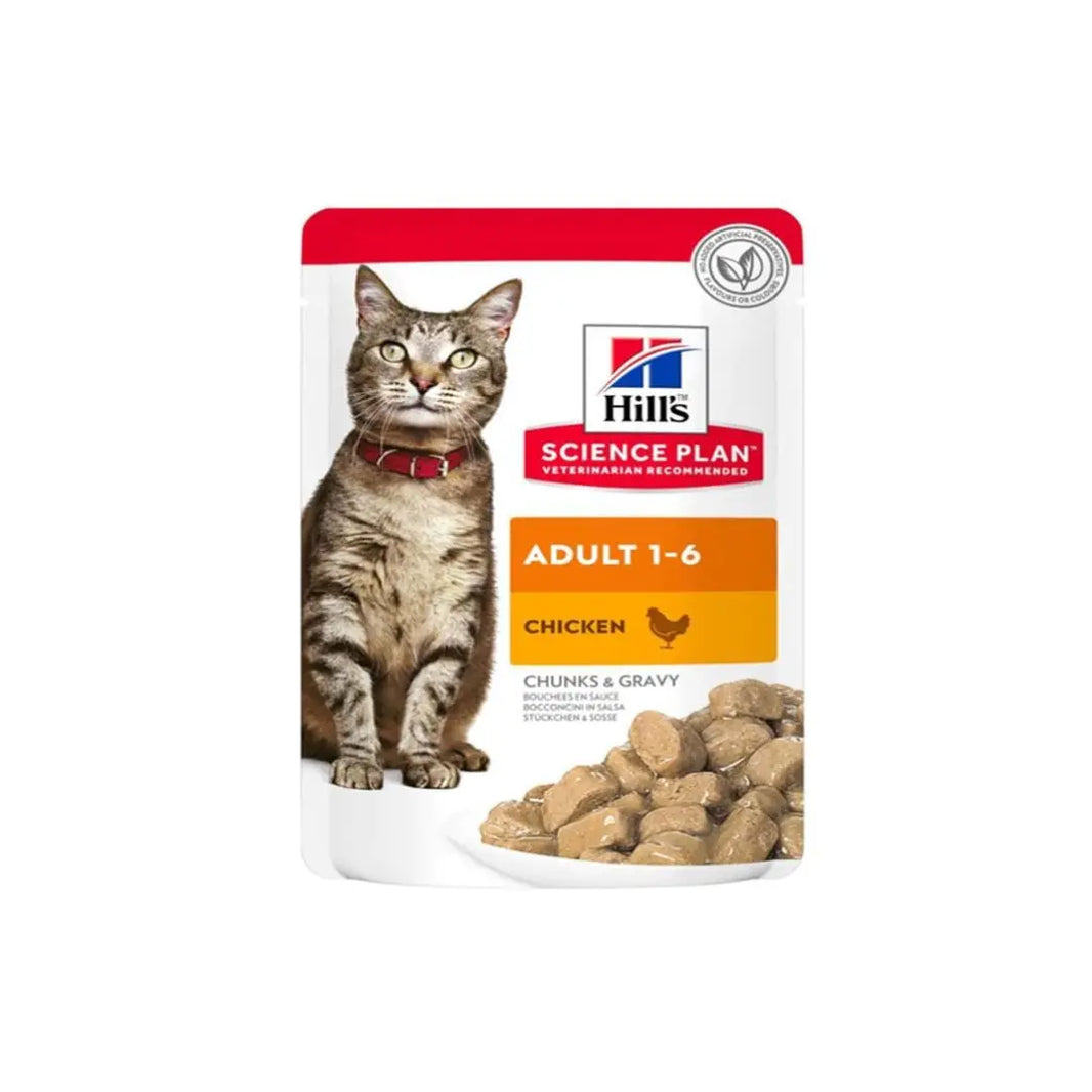 Hill's Science Plan Adult wet Cat Food Pouch 85g Hills