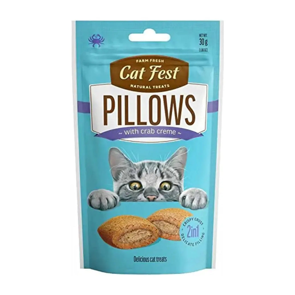 Cat Fest Pillows with Cream Cat Treat 30g Intervetclinic