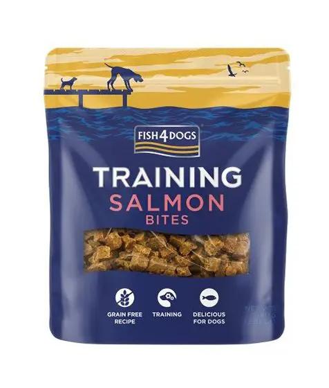 Fish4Dogs Training Salmon Bites Dog Treats 80g FISH4DOGS