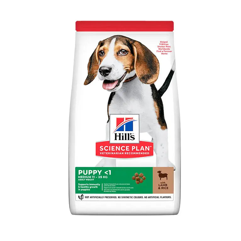 Hill’s Science Plan Medium Puppy Food With Lamb&Rice Hills