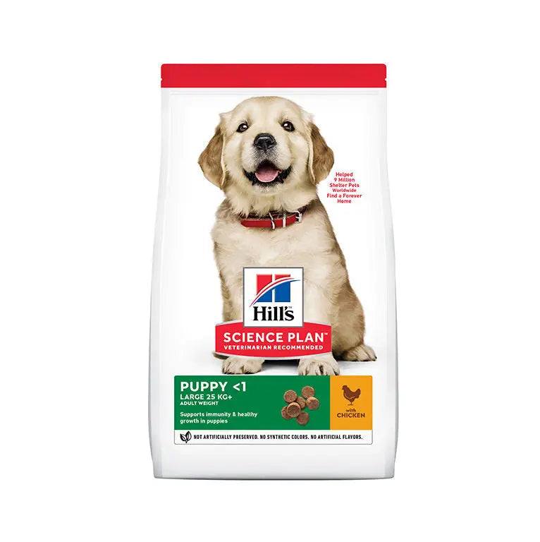 Hill's Science Plan Large Breed Puppt Food with Chicken Hills