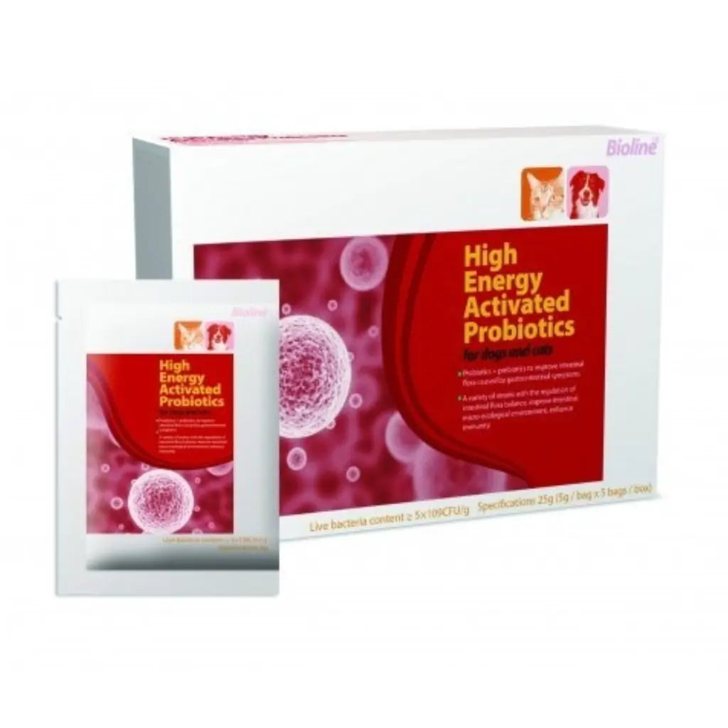 Bioline Activated Probiotics For Dogs & Cats 25g Bioline