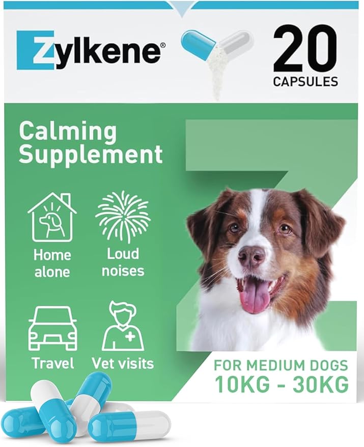 Vetoquinol Zylkene Supplement for Medium Dogs 225mg