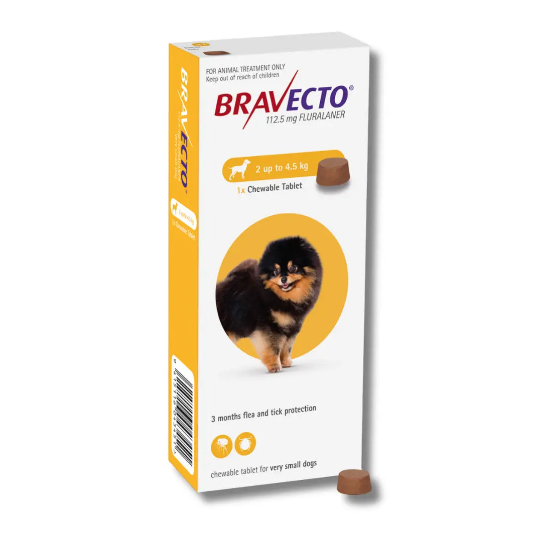 Bravecto Chewable Tablets for Dogs Intervetclinic