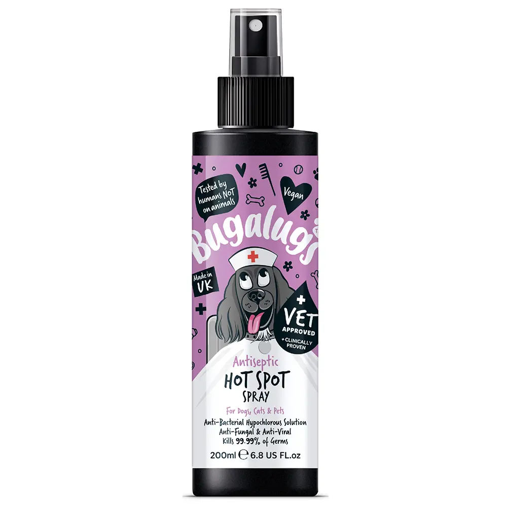 Bugalugs Antiseptic Hot Spot Spray 200ml (6.8 Fl Oz) Bugalugs