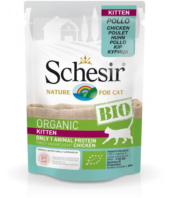 Schesir Kitten Bio Chicken 85g Schesir