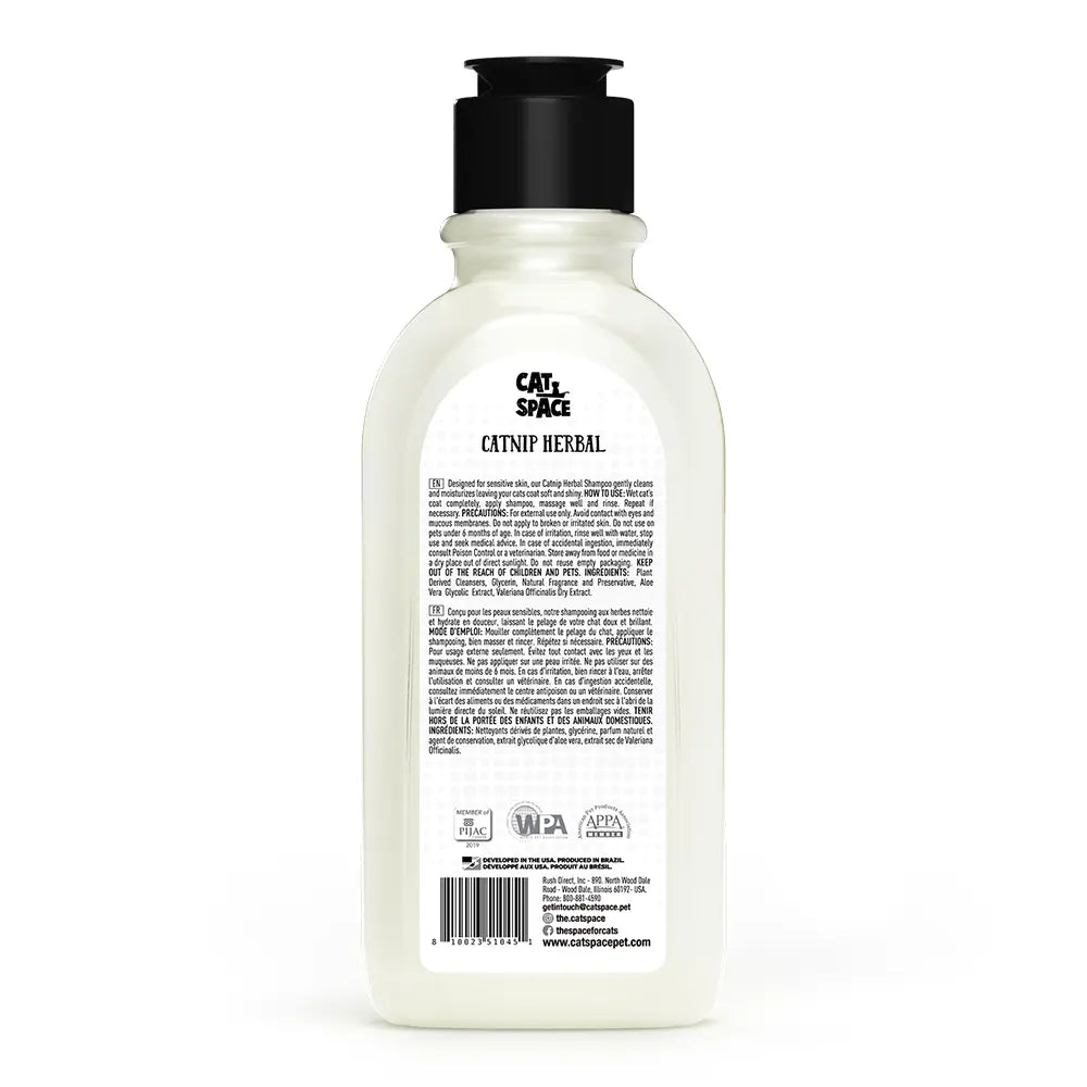 Cat Space Catnip Herbal Cat Shampoo 300ml Cat Space
