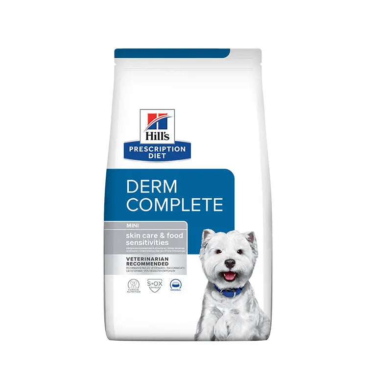 Hill's Prescription Diet Derm Complete Dog Food Egg and Rice Hills