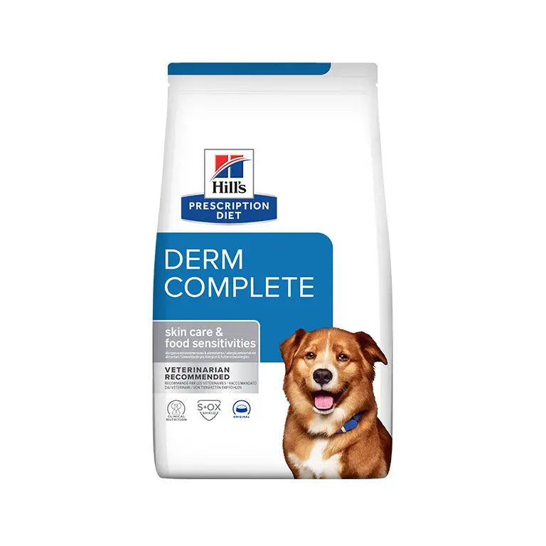 Hill's Prescription Diet Derm Complete Dog Food Egg and Rice Hills