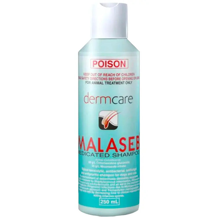 Dermcare Malaseb Medicated Pet Shampoo for Dogs & Cat 250ML Dermcare