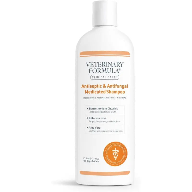 Synergy Labs VFCC Antiseptic & Antifungal Medicated Shampoo For Dogs & Cats 473ml Synergy Labs