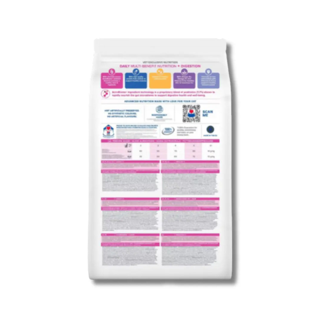 Hill’s Vet Essentials Multi-Benefit + Digestion Adult Cat Dry Food With Salmon 1.5kg Hills