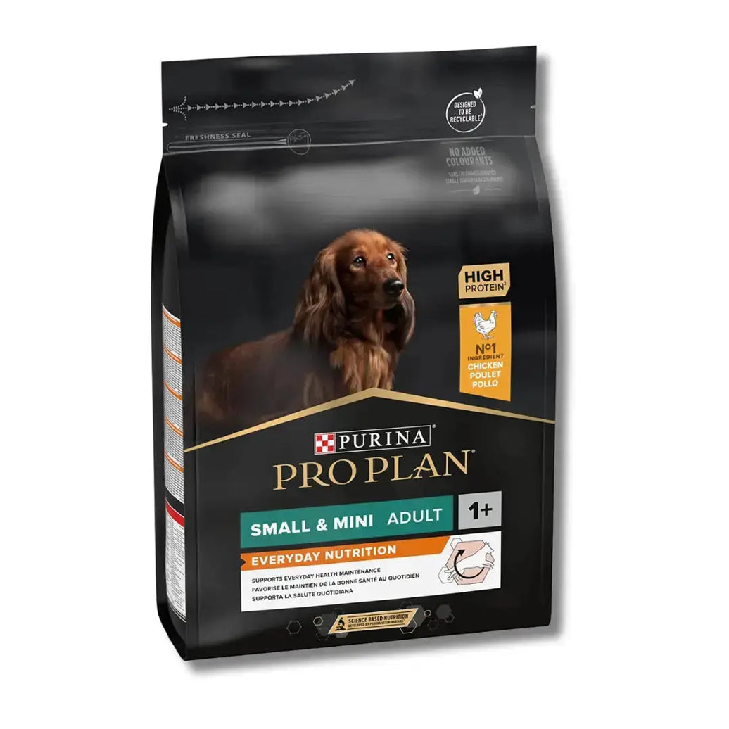 Purina Pro Plan Everyday Nutrition Small and Mini Adult Dry Dog Food with Chicken 3kg Purina Pro Plan