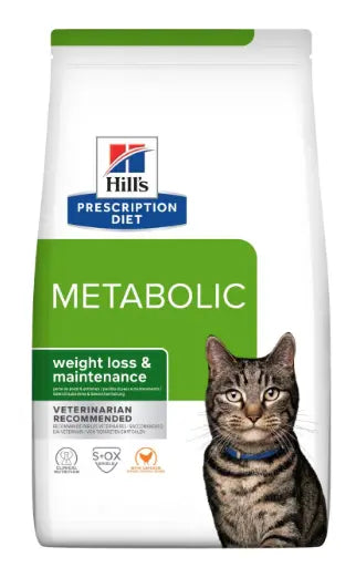 Hill's Prescription Diet Metabolic Cat Food with Chicken Hills