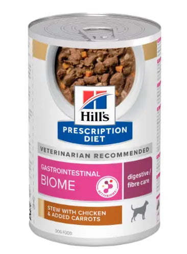 Hill's Presctirption Diet Gastrointestinal Biome Stew for Dogs with Chicken & Carrots 354g Hills