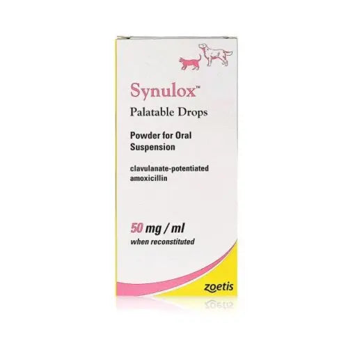 Synulox Palatable Drops, Powder for Oral Suspension 50 mg/ml Zoetis