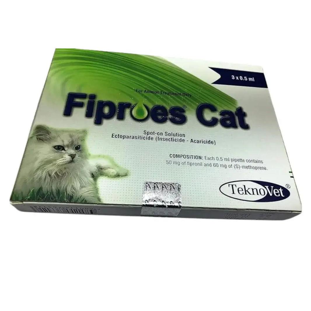 Fiproes Cat Spot on Solution for Ticks & Fleas Control