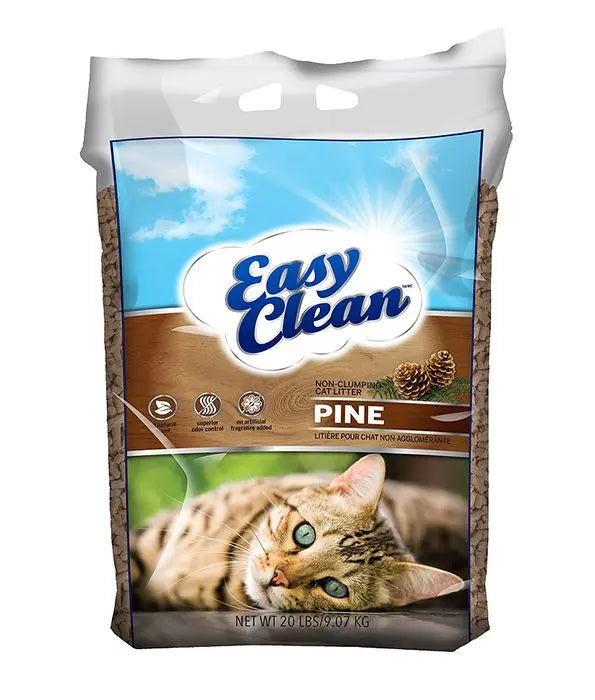 Easy Clean Pine Pellets Alternative Cat Litter 9.07kg EASY CLEAN