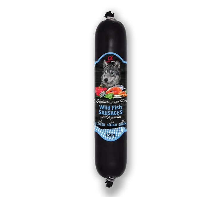 Alpha Spirit Mediterranean Sausage Wild Fish with Vegetables Alpha Spirit