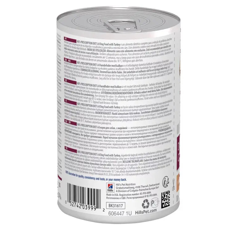 Hill's Prescription Diet i/d Digestive Care Dog Wet Food with Turkey 360g Hills