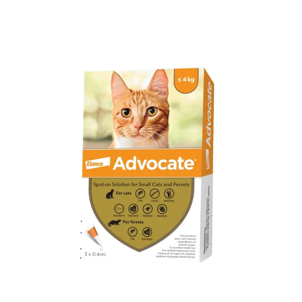 Advocate for Small Cats up to 4kg 0.4ml Elanco