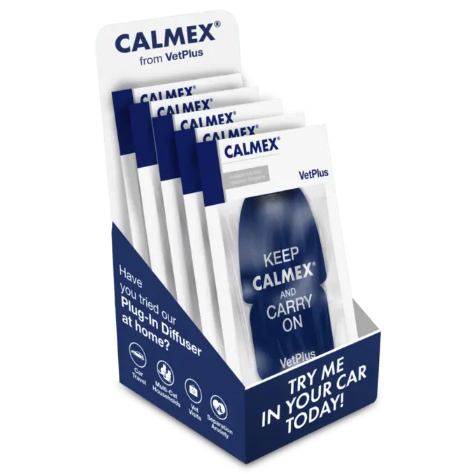 Calmex Dog & Cat Calming On The Move Travel Car Freshener Vet Plus