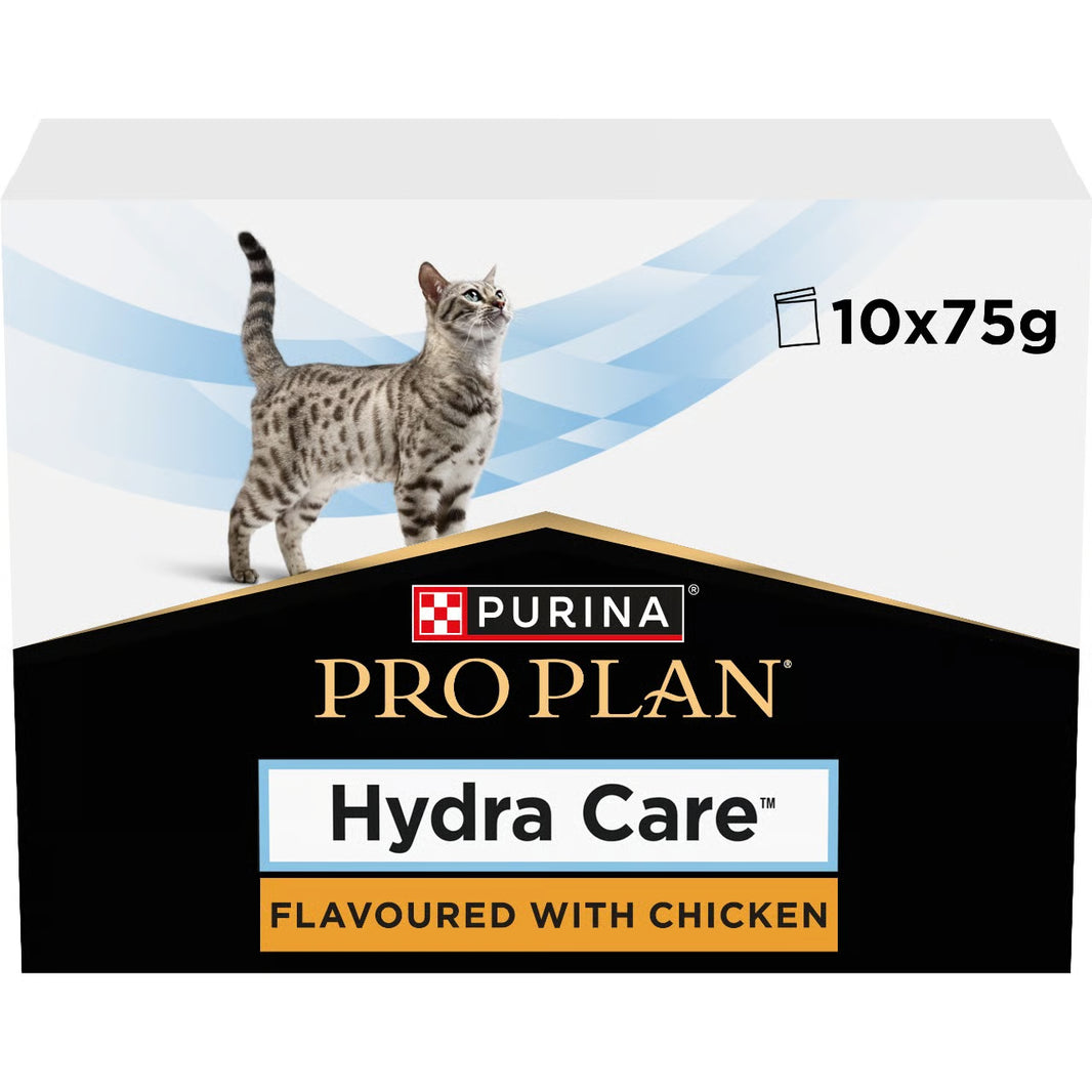 PURINA PRO PLAN HYDRA CARE FELINE WET CAT FOOD CHICKEN 10×75g Purina Pro Plan
