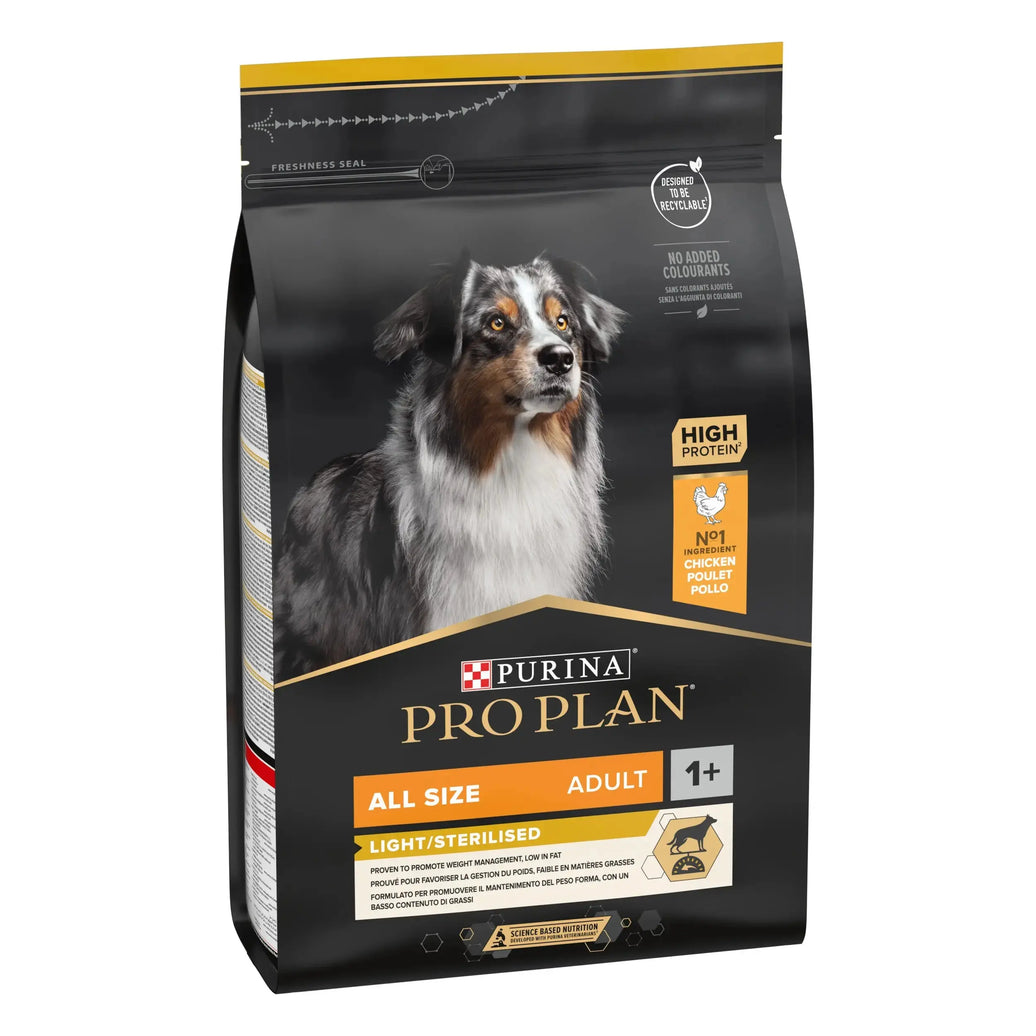 Purina Pro Plan Light Streilised Dog Adult Dry Food with Chicken Purina Pro Plan