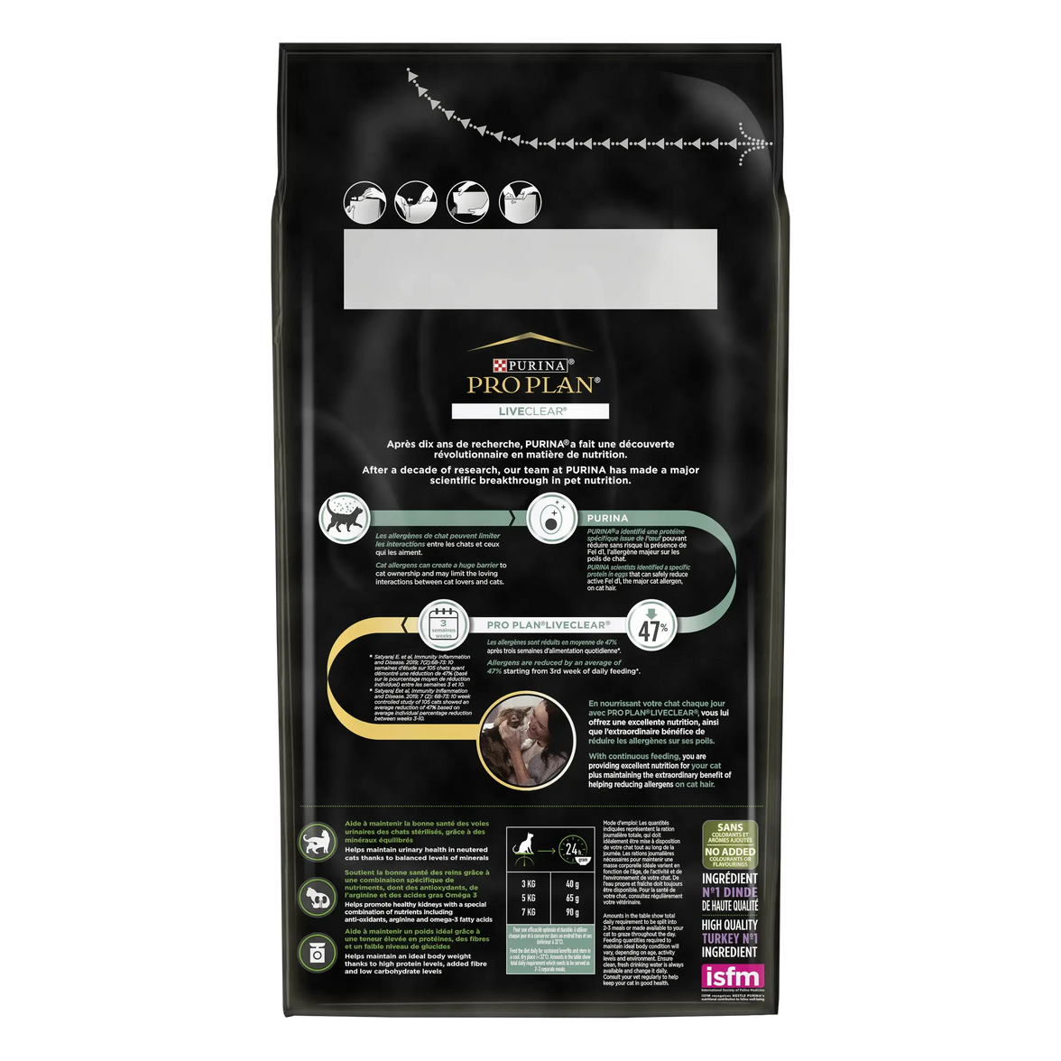 Purina Pro Plan Liveclear Sterilied Adult Rich in Turkey Dry Cat Food 1.4kg Purina Pro Plan