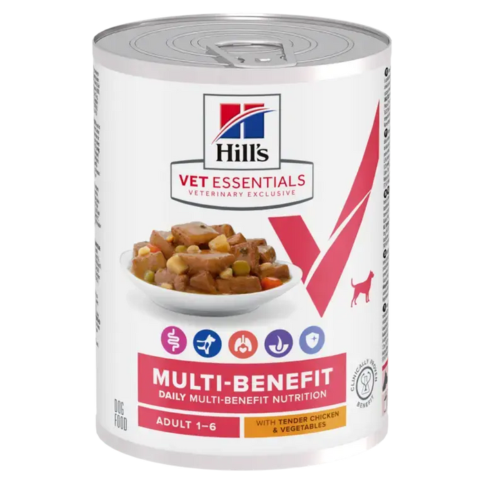 Hill’s Vet Essentials Multi-Benefit Wet Dog Food with Chicken & Vegetables 363g Hills