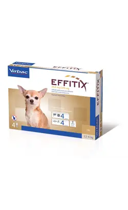 Effitix Spot On for Dogs 4 Pipettes Virbac