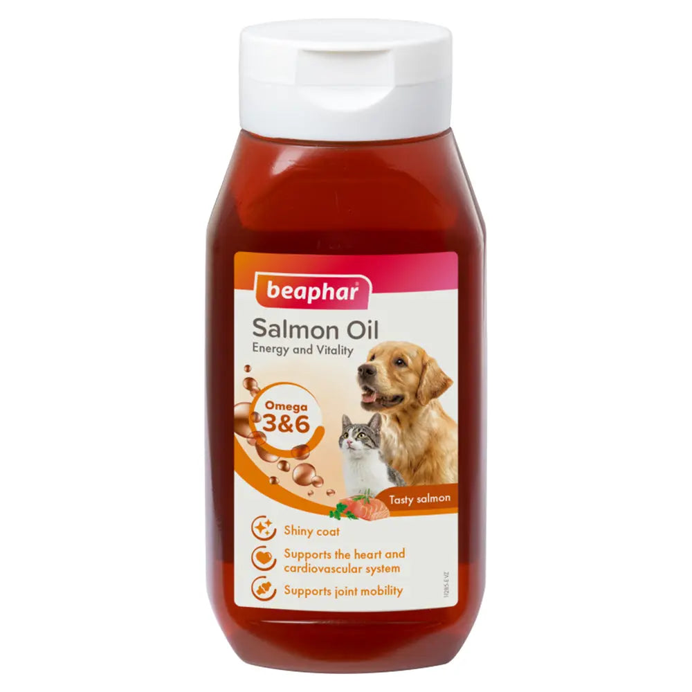 Beaphar Salmon Oil For Dogs And Cats 430ML Beapher