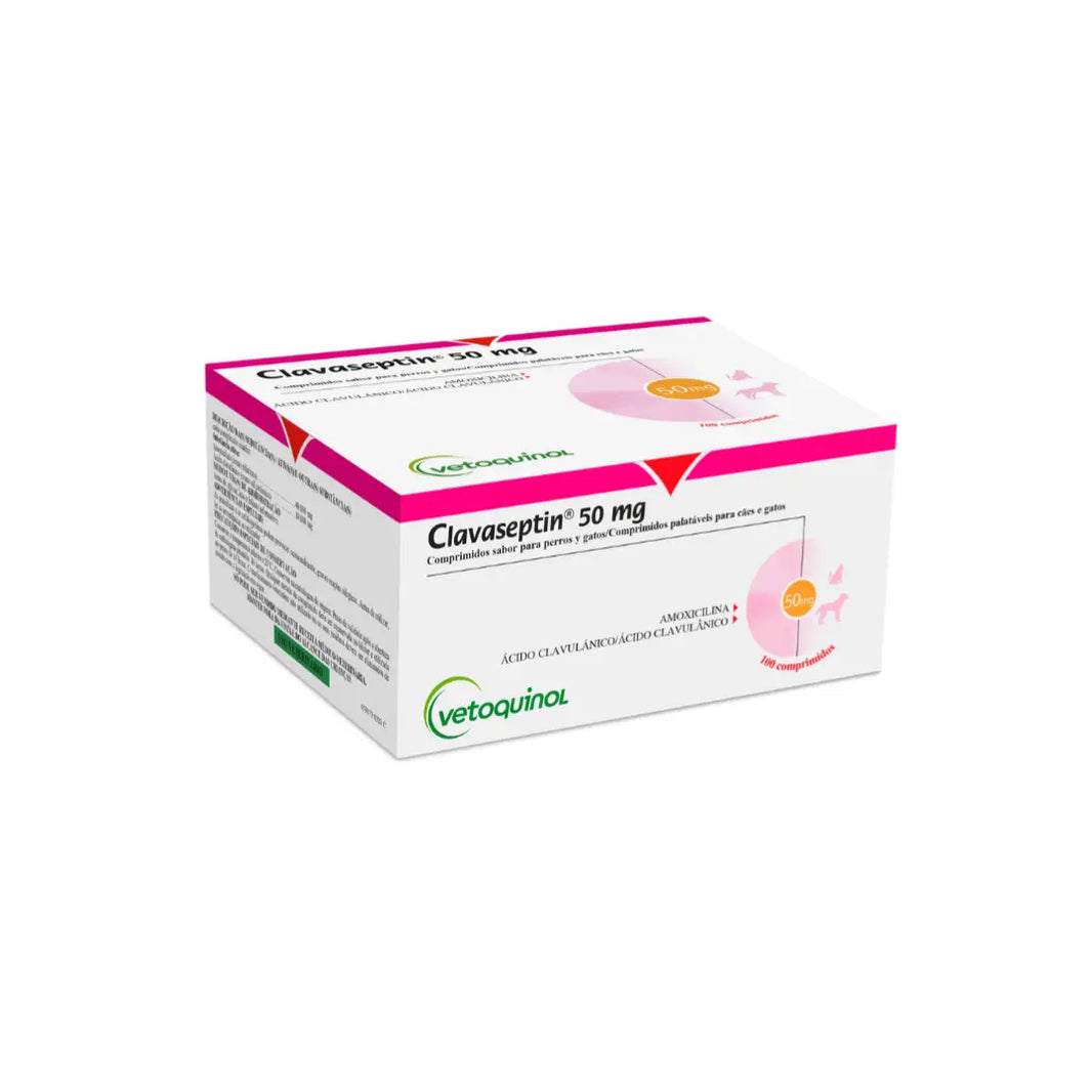 Clavaseptin 50mg per Tablet Vetoquinol