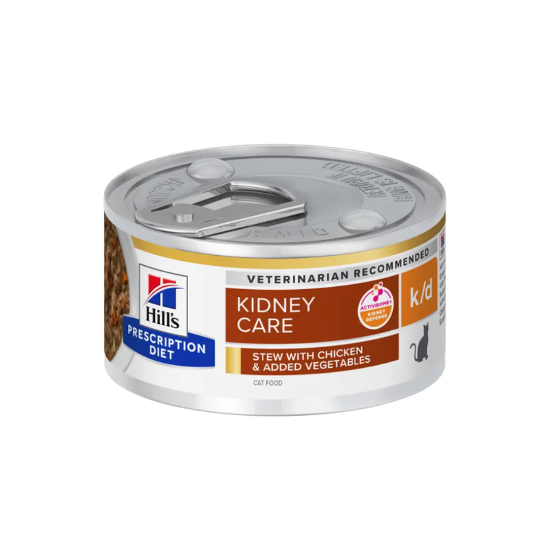 Hill’s Prescription Diet k/d Feline with Stew with Chicken & added Vegetables 82g Hills