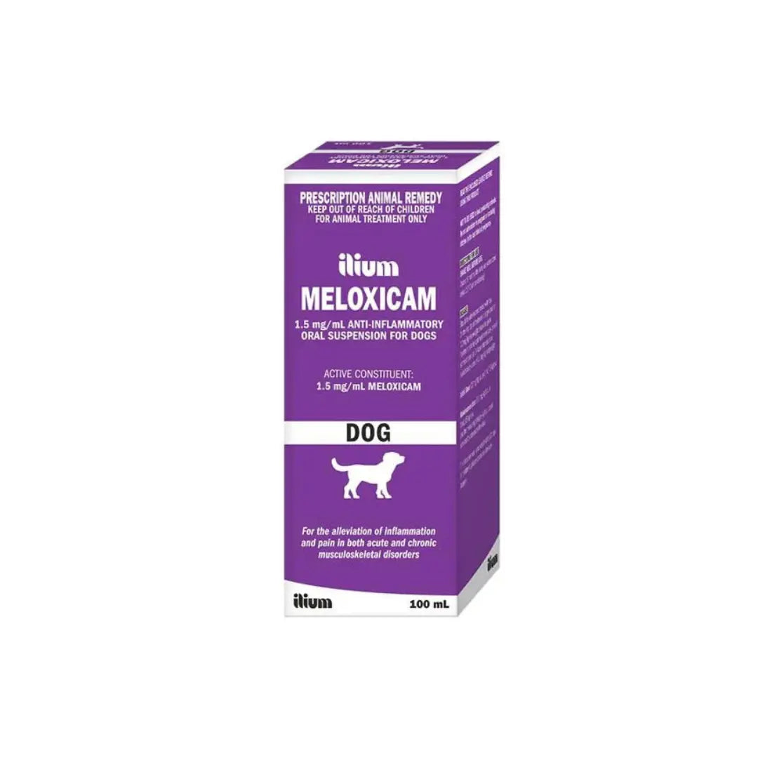Ilium Meloxicam Suspension 1.5mg for Dogs 100ml Troy Laboratory