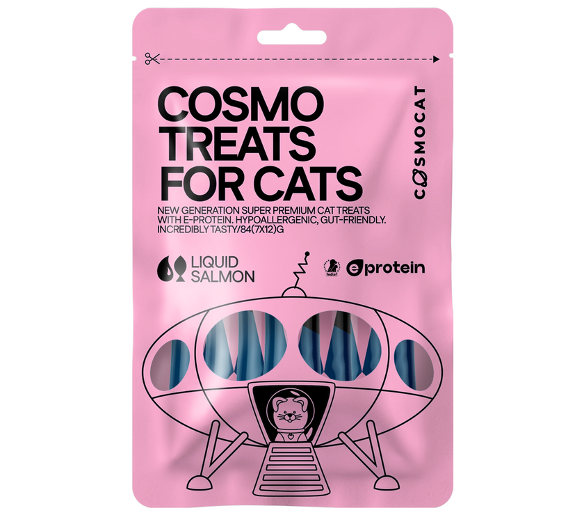 Cosmo Treats for Cat Salmon Cream