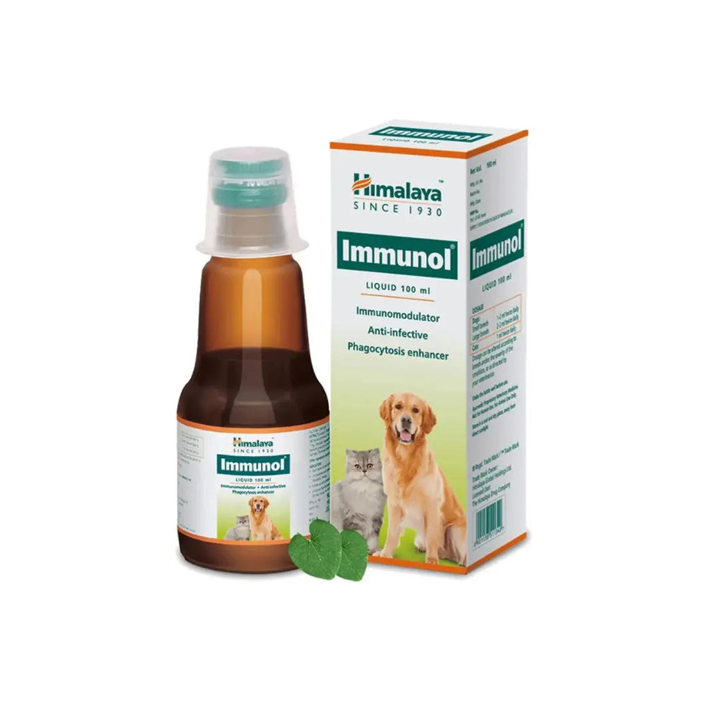 Himalaya Herbals Immunol Liquid Health Supplement for Dogs & Cats 100ML Himalaya