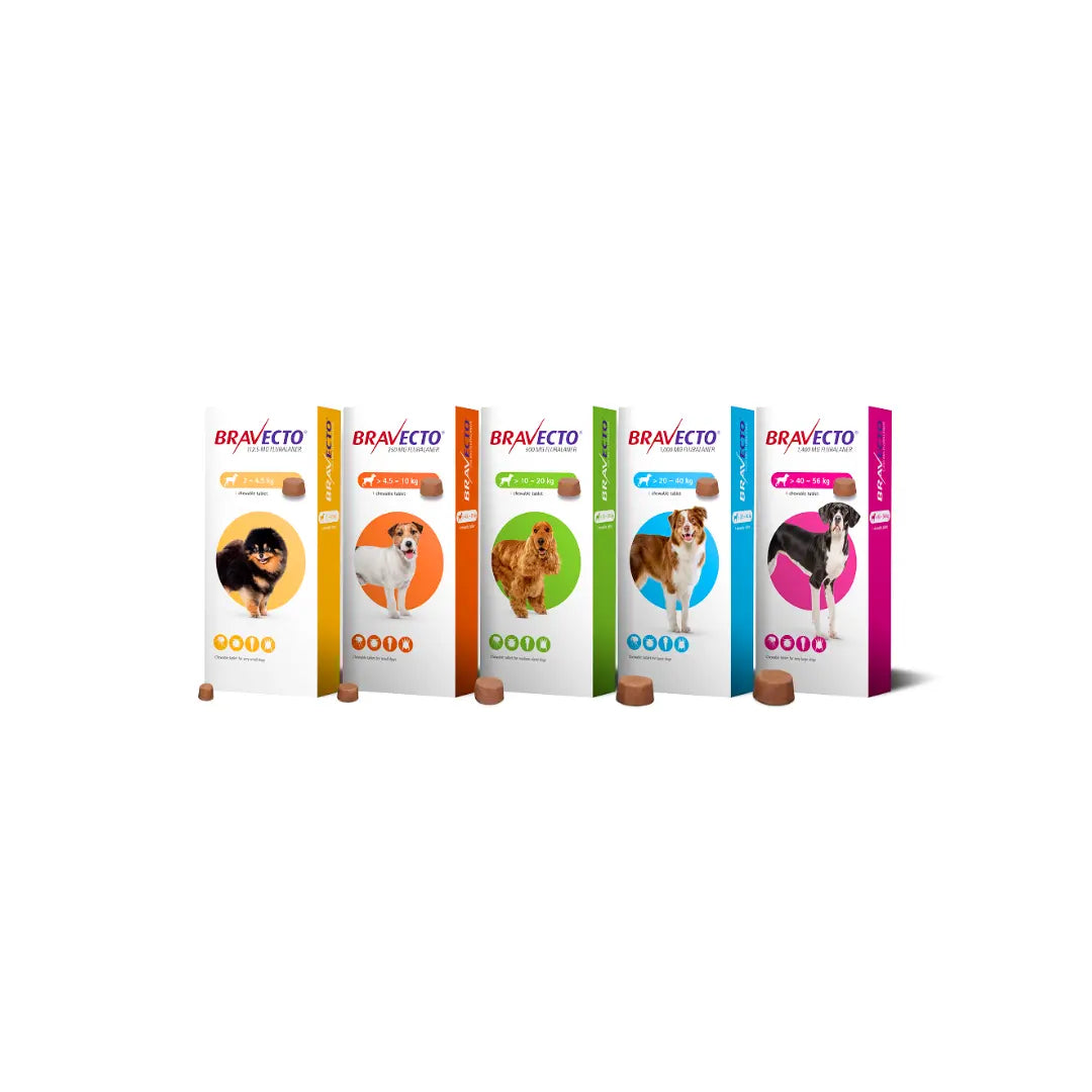 Bravecto Chewable Tablets for Dogs Bravecto