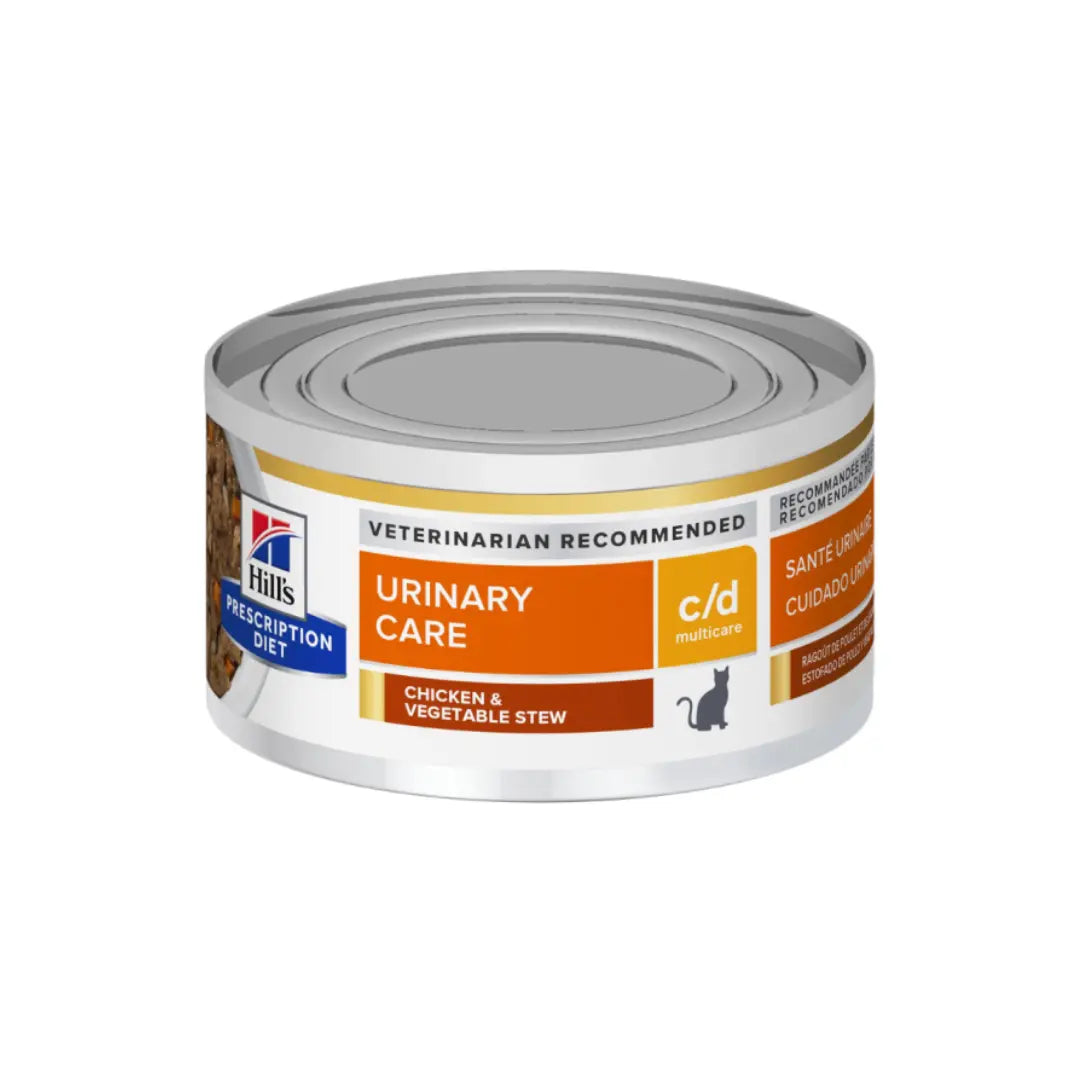 Hill’s Prescription Diet c/d Urinary Stress Feline Stew with Chicken & added Vegetables 82g Hills