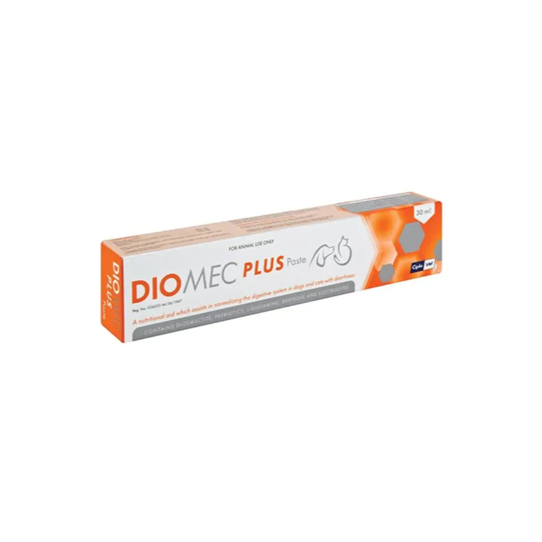 Diomec Plus Paste for Cats & Dogs - Diarreah Relief & Gut Health Diomec