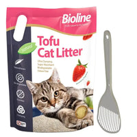 Combo Offer Bioline Tofu Cat Litter 7L + Moderna Cat Litter Scoop Bioline