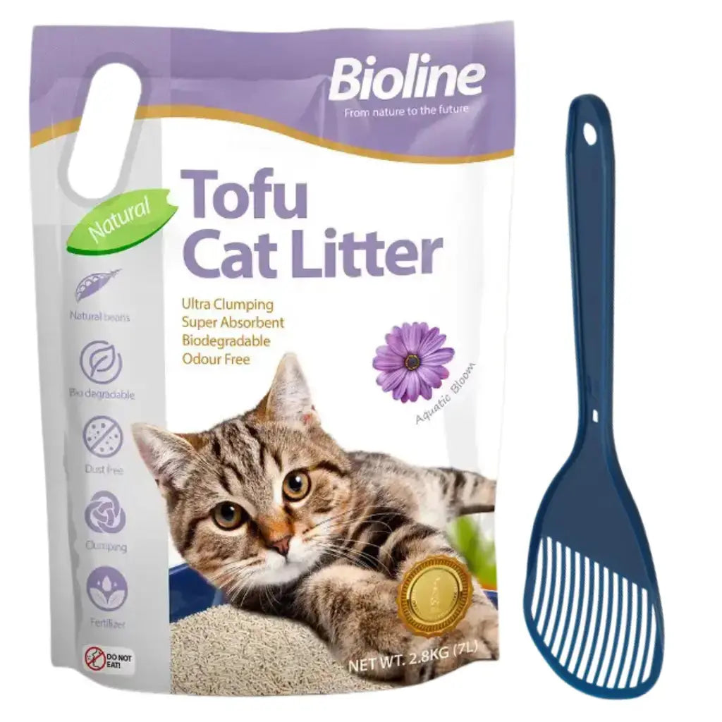 Combo Offer Bioline Tofu Cat Litter 7L + Moderna Cat Litter Scoop Bioline
