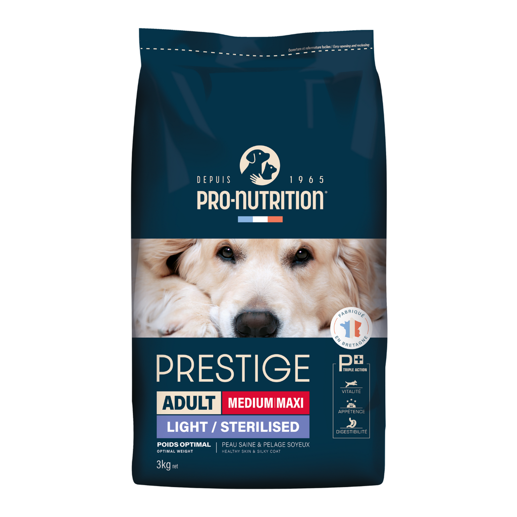 Pro nutrition Prestige Dog Adult Medium/ Maxi Sterilised