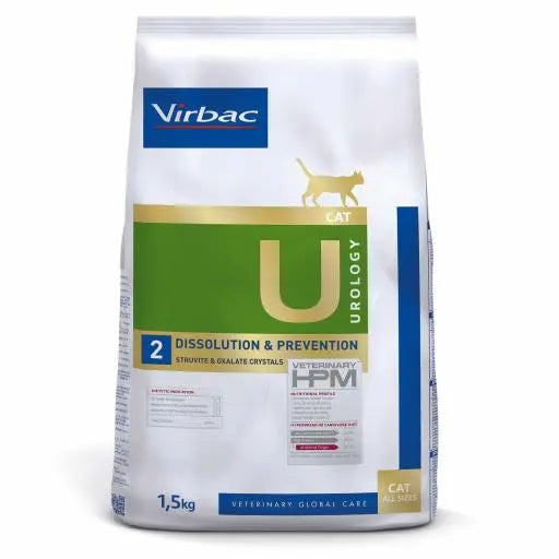 Virbac HPM U2 Urology Dissolution & Prevention Dry Cat Food Virbac