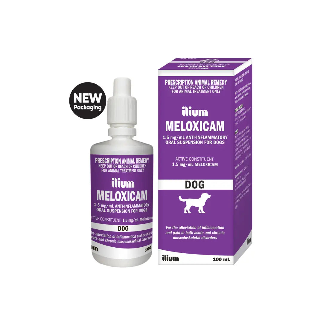 Ilium Meloxicam Suspension 1.5mg for Dogs 100ml Troy Laboratory