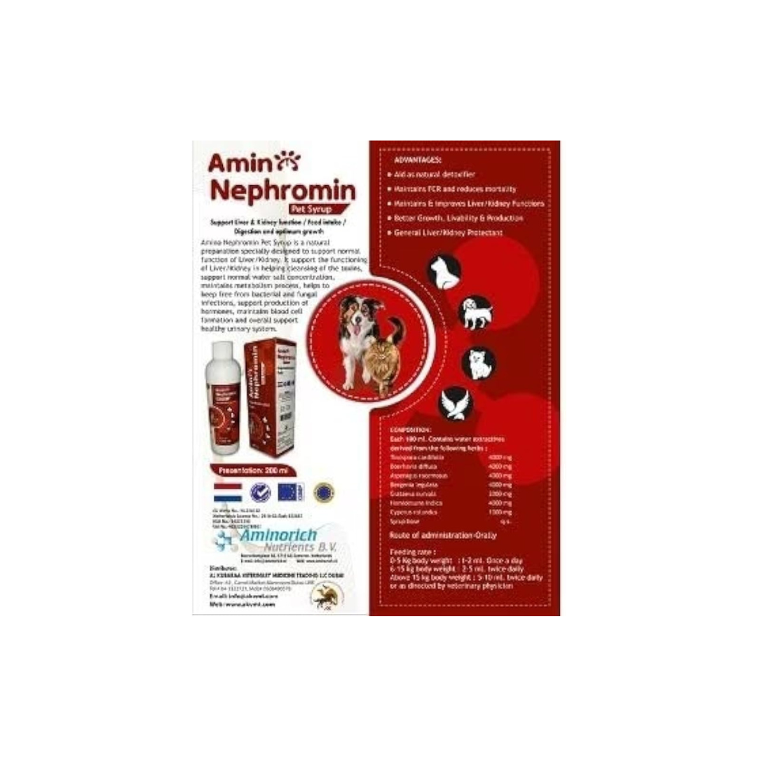 Amino Nephromin Pet Syrup 200ml