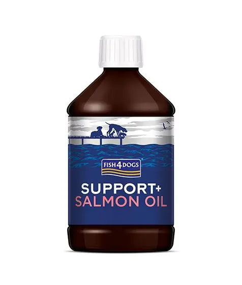 Fish4Dogs Support+ Salmon Oil Dog Supplement 500ml FISH4DOGS