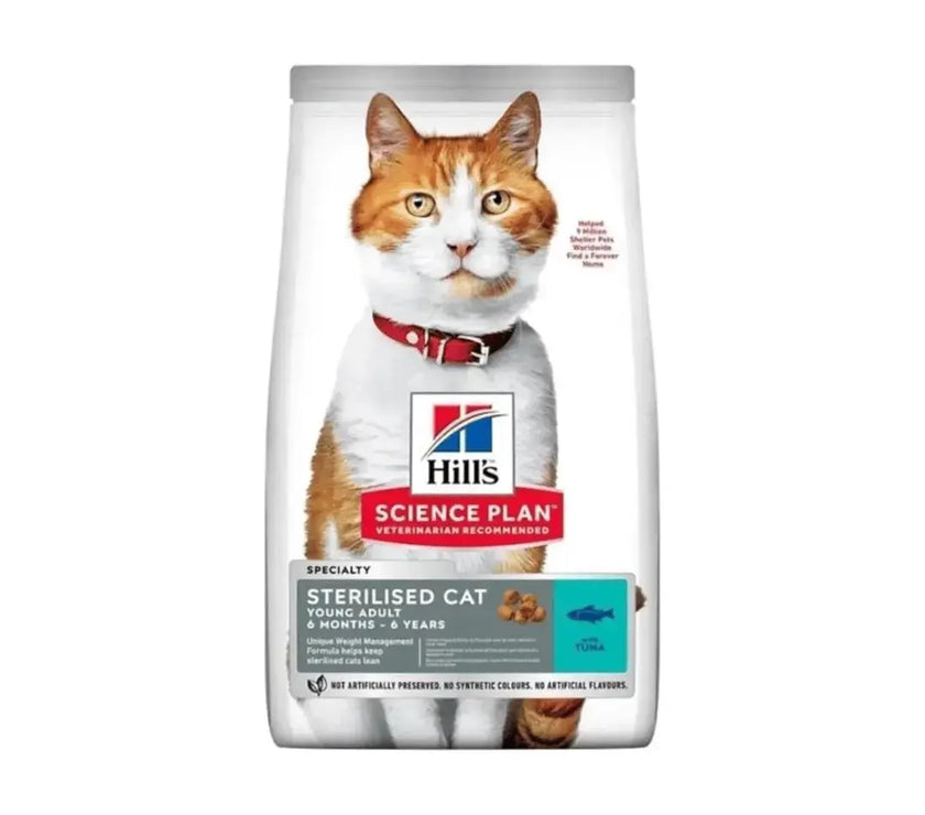 Hill's Science Plan Sterilised Adult Cat Tuna Food 1.5kg Hills