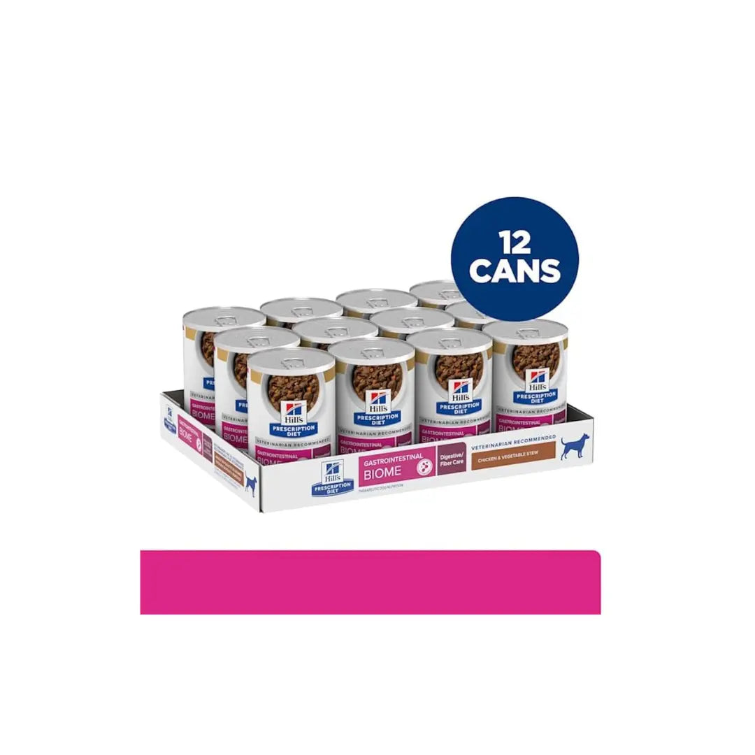 Hill's Presctirption Diet Gastrointestinal Biome Stew for Dogs with Chicken & Carrots 354g Hills